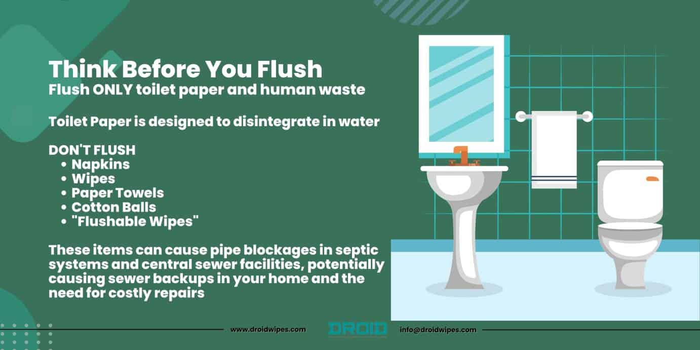 Dont Flush Wipes - The Truth About Flushable Wet Wipes